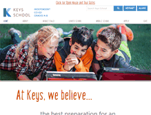 Tablet Screenshot of keysschool.org